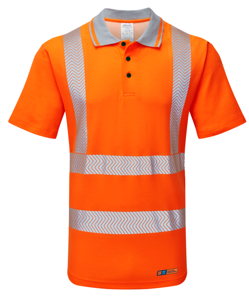 Pulsar LFE924 Life Mens Hi-Vis Short Sleeve  Polo Shirt