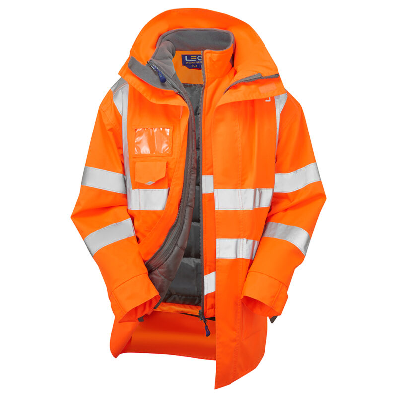 Leo A04/BW01 Hi Vis Clovelly +Torrington 3-in-1 Jacket