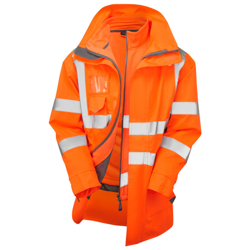 Leo A04/SJ01 Hi Vis Clovelly + Buckland 3-in-1 Jacket