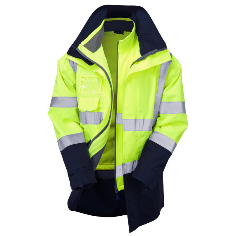 Leo Hi Vis A04/SJ01 Clovelly + Buckland 3-in-1 Jacket