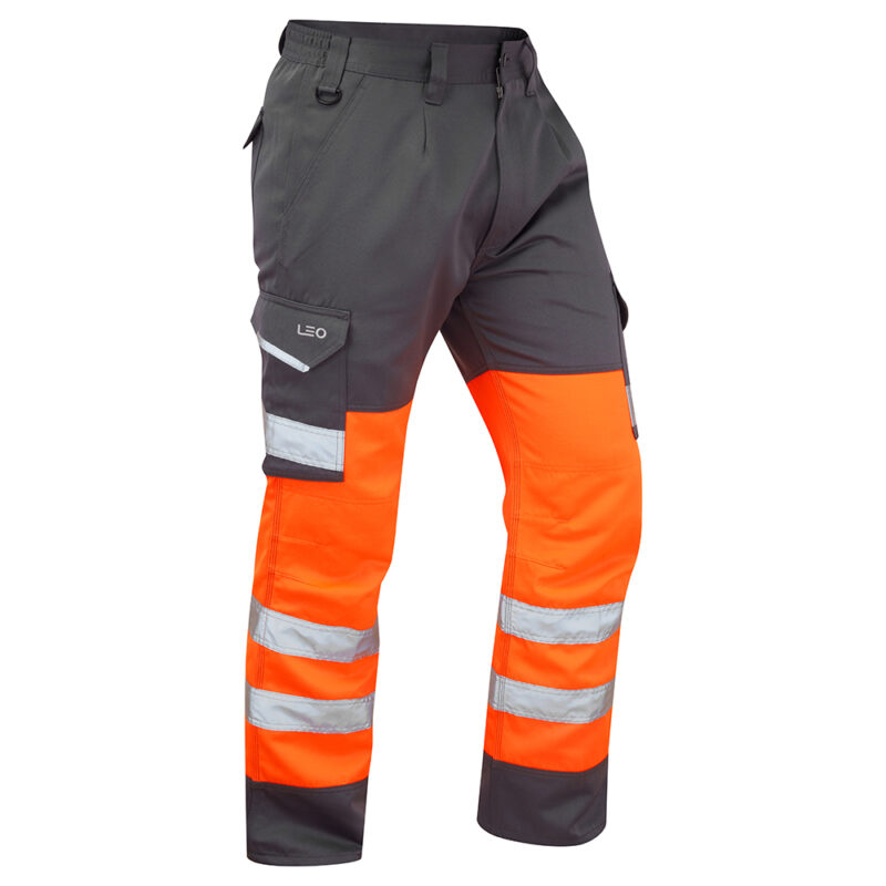 Leo Hi Vis CT01 Bideford EcoViz  Cargo Trouser