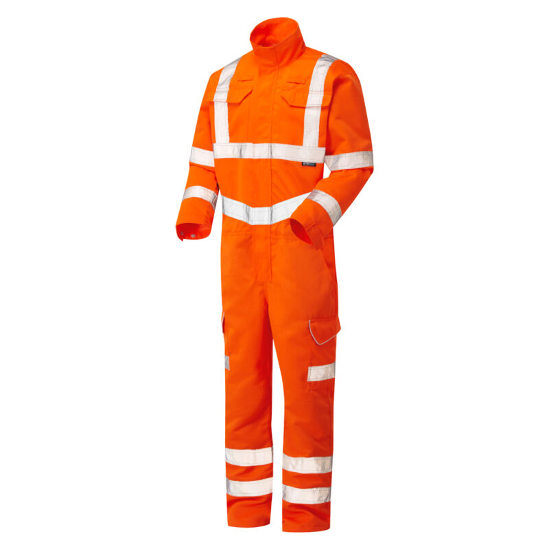 Leo Hi Vis CV01 Molland EcoViz  Coverall