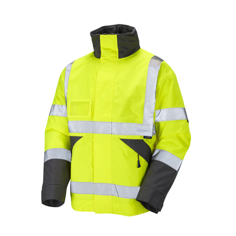 Leo Hi Vis J02 Bickington EcoViz 4K Superior  Bomber Jacket