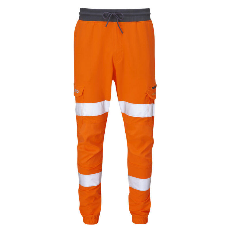 Leo JT01 Hi Vis Hawkridge EcoViz  4X Stretch Trouser