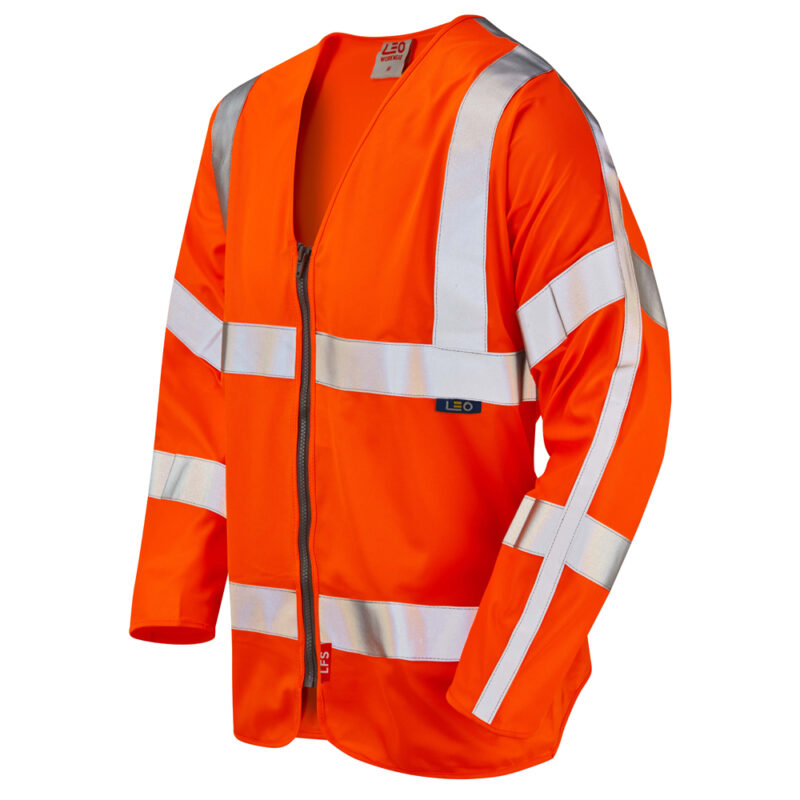 Leo Hi Vis S15 Merton FR EcoViz LFS Zipped Jerkin