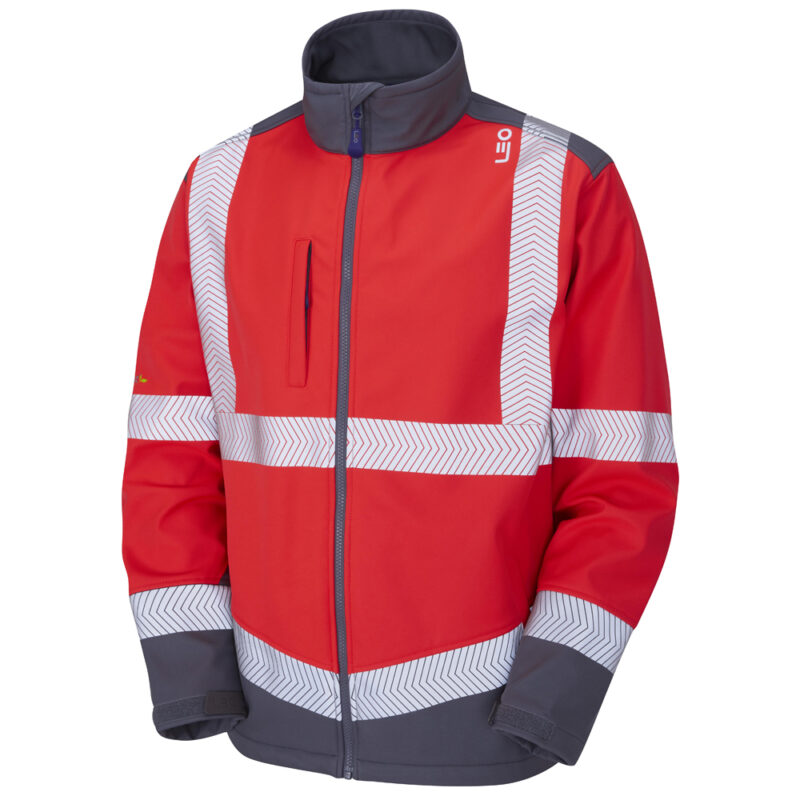 Leo Hi Vis SJ02 Bowden EcoViz Softshell Jacket