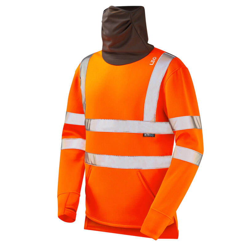 Leo  SS06 Hi Vis Combesgate EcoViz Snood Sweat