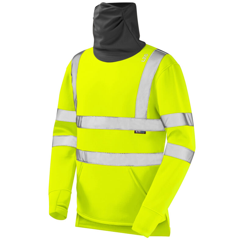 Leo Hi Vis SS06 Combesgate EcoViz Snood Sweat