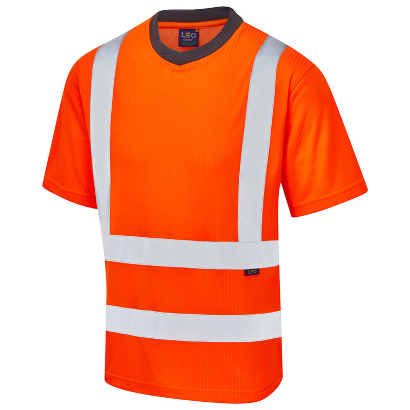 Leo T01 Hi Vis Newport EcoViz Comfort T-Shirt