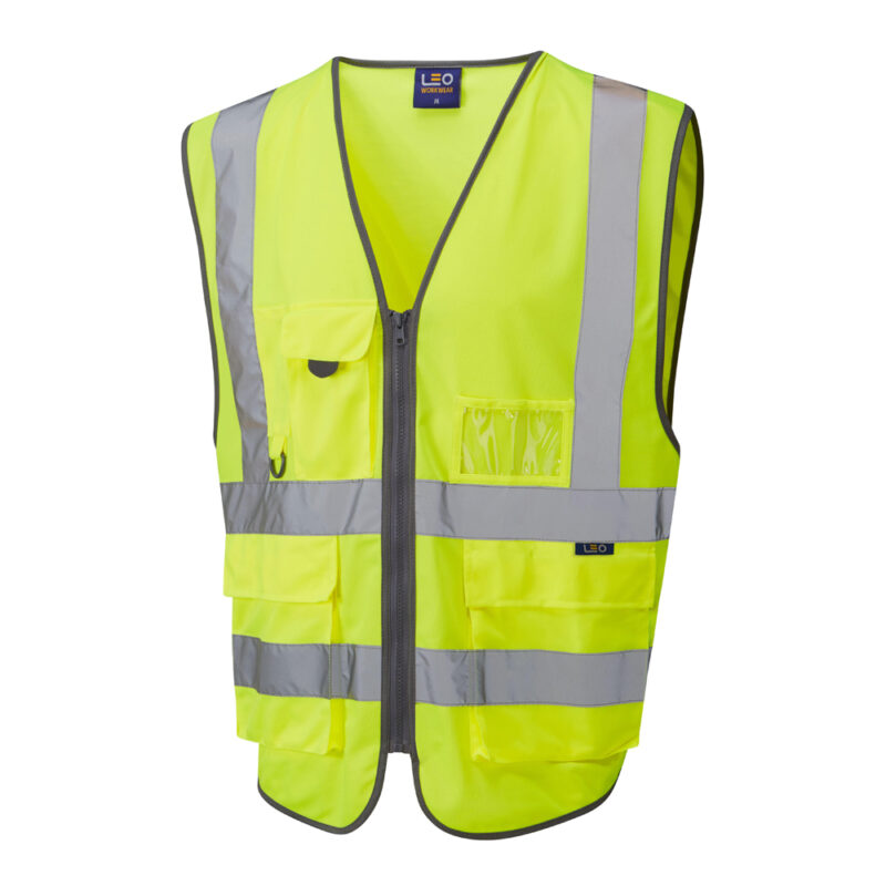 Leo Hi Vis W22 Barnstaple EcoViz Superior Waistcoat