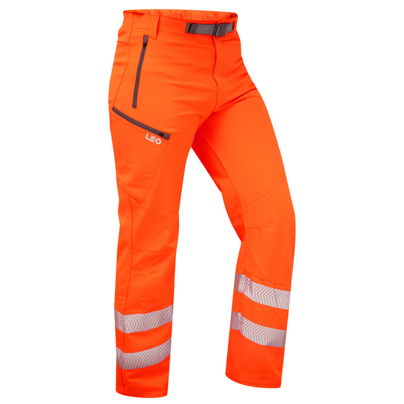 Leo WT01 Hi Vis Landcross EcoViz Stretch  Trouser