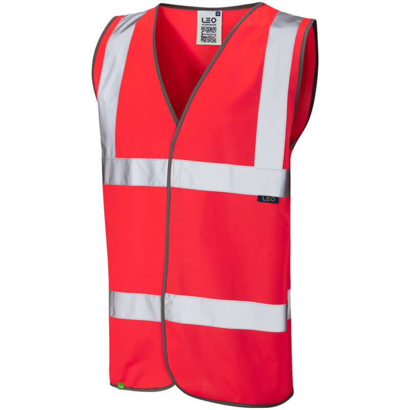 Leo Hi Vis W01 Tarka EcoViz Waistcoat