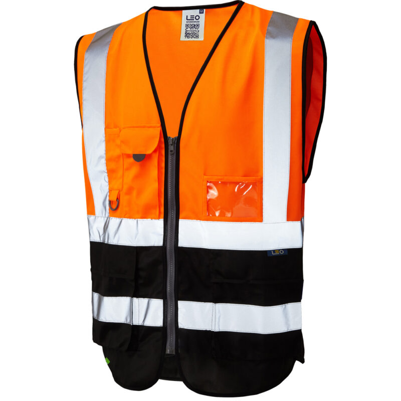 Leo Hi Vis W11 Lynton EcoViz Superior Waistcoat