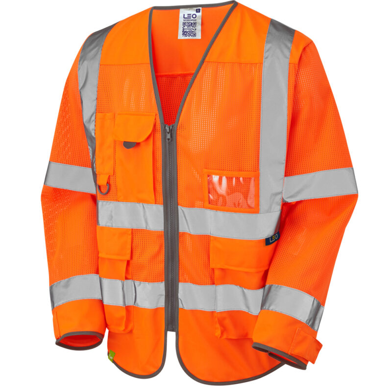 Leo S20 Hi Vis  Burrington EcoViz Mesh Superior Jerkin