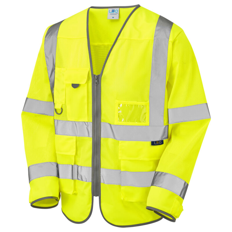 Leo Hi Vis S20 Burrington EcoViz Mesh Superior Jerkin