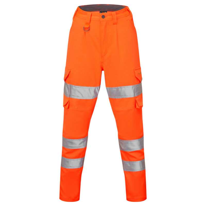 Leo Hi Vis CL04 Womens Beckamoor EcoViz Stretch Cargo Trouser