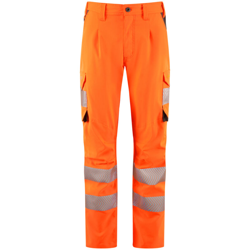 Leo Hi Vis CL05 Womens Winswell EcoViz L/W Stretch Cargo Trousers