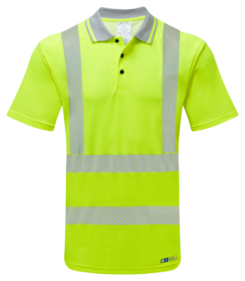 Pulsar LFE923 Life Mens Hi-Vis Short Sleeve  Polo Shirt