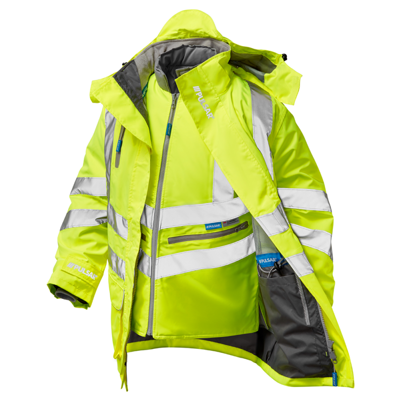 Pulsar P487 Protect Hi Vis 7-In-1 Storm Coat