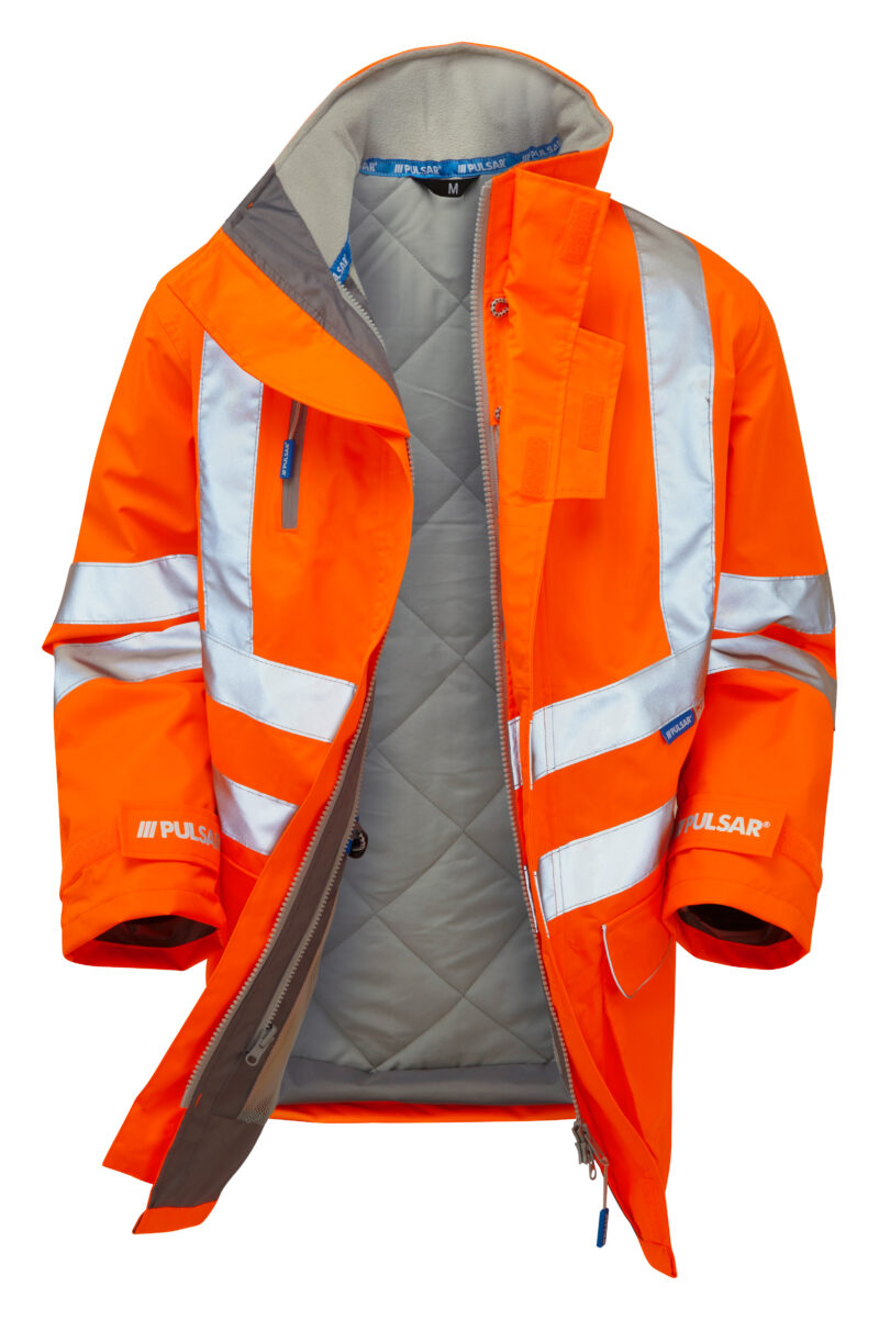 Pulsar PR502 Protect Hi Vis Padded Storm Coat