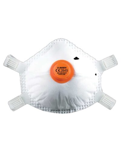 Alpha Solway 3030V Valved Moulded FFP3 Disposable Respirator (Pack of 5)