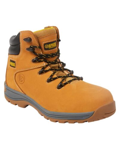 Apache Wheat Nubuck Safety Hiker Boot (AP314CM)