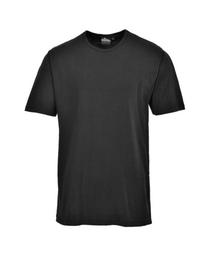 Portwest B120 Thermal S/S T Shirt Black