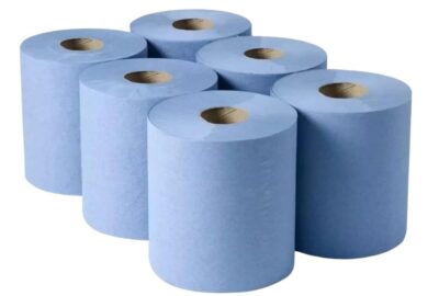 2Ply Blue Std C/feed Roll 6 Rolls Lx19.5cm Wx15cm