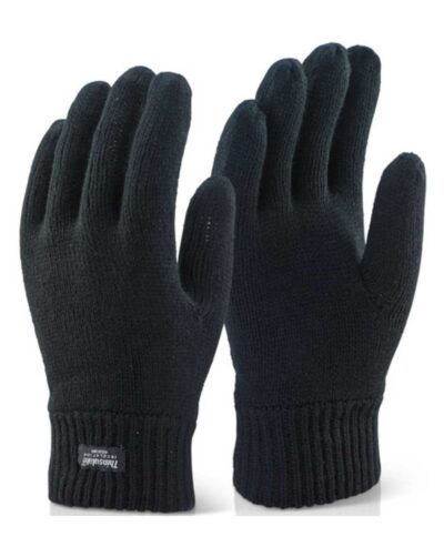 Black Thinsulate Gloves