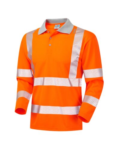 LEO Barricane Coolviz Plus Sleeved Polo Shirt (P08-O)