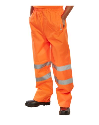 Standard High Visibility Orange Overtrousers