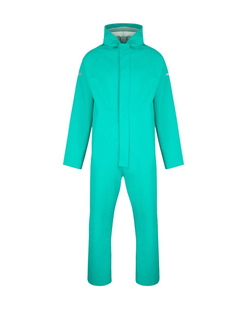 Skytec FRBH c/w Hood FR Boilersuit Green