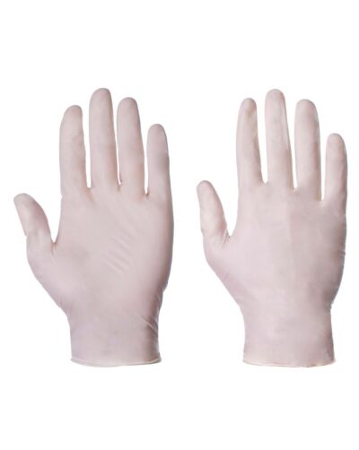 Latex Examination Gloves Powder Free (Pack of 100)