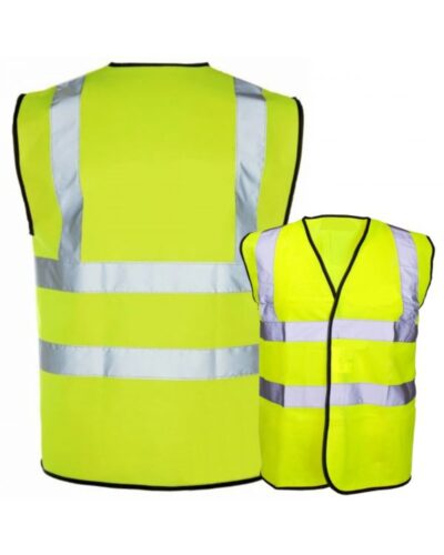 WCENG Hi Vis Vest Yellow Waistcoat