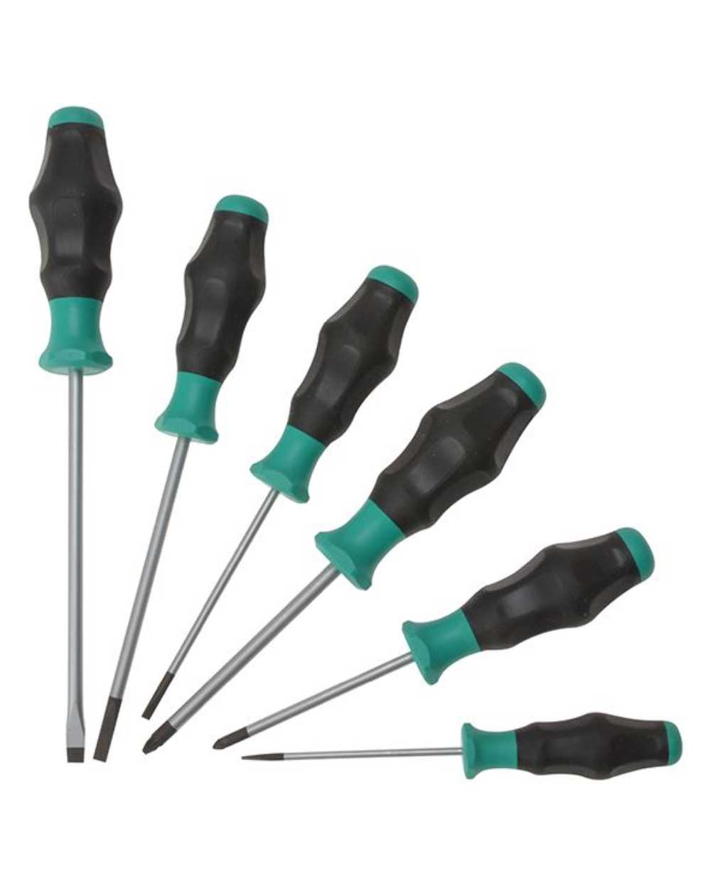 Kraftform Comfort Screwdriver Set of 6 SL / PZ