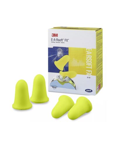 3M 1100 Foam Un-corded Ear Plugs (Box of 200 Pairs)