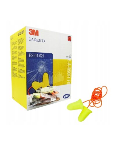 3M EARsoft Foam Corded Ear Plugs (Box of 200 Pairs)