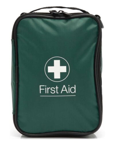 New BS8599-1 Compliant First Aid Travel Kit Green Bag