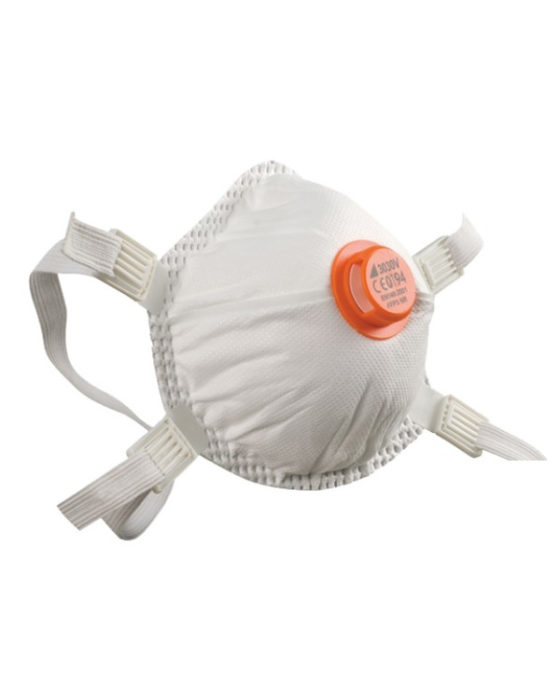 Alpha Solway 3030v Valved Moulded Ffp3 Disposable Respirator Pack Of 5 La Safety Supplies 0990