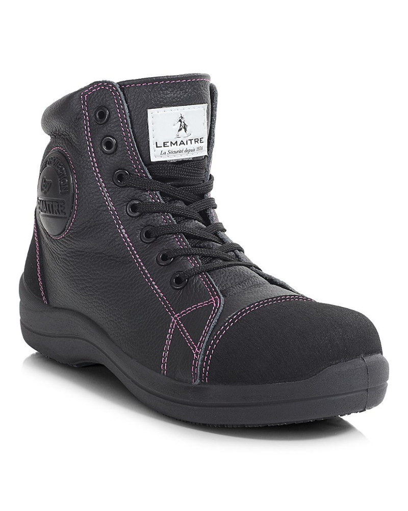 Lemaitre Ladies Libertine High Safety Boot (PB202-BLK) - LA Safety Supplies