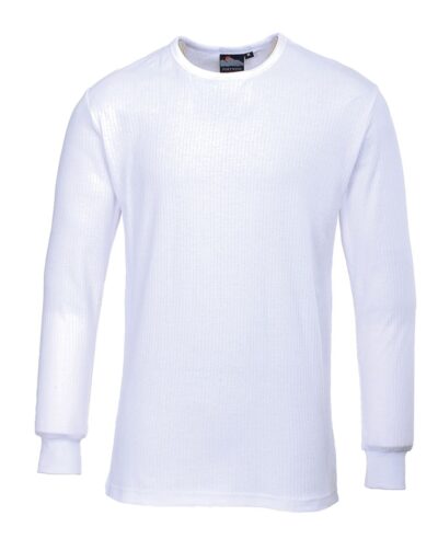 Portwest B123 Thermal L/S T Shirt White