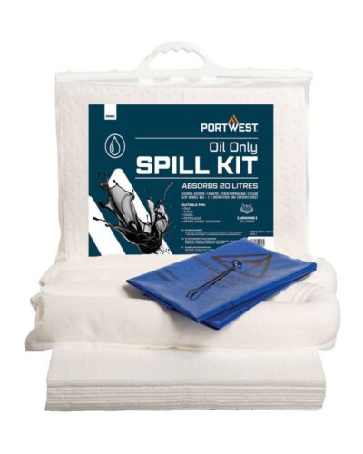 SM60 Oil-Only 20 Litre Spill Kit Clip-Top Carrier