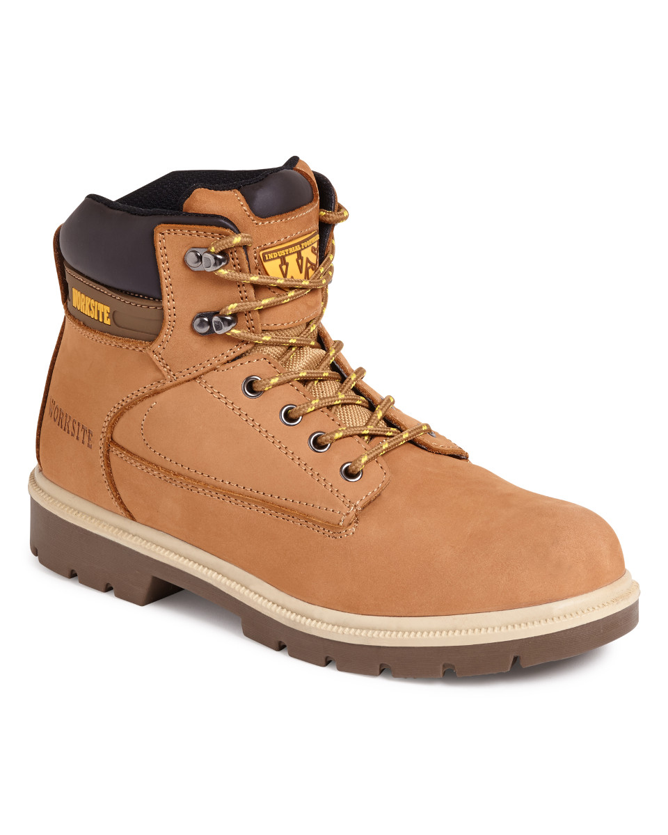 Worksite Wheat Nubuck Safety Boot (SS613SM) - LA Safety Supplies