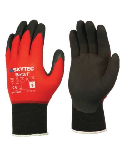 Skytec Beta 1 Red Nitrile Foam Glove