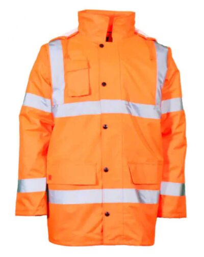 Standard High Visibility Orange Traffic Jacket