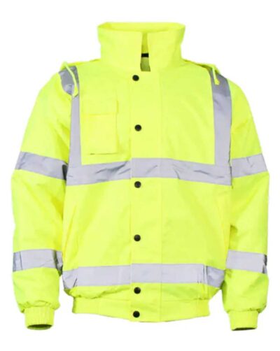 Standard High Visibility Yellow Bomber Jacket