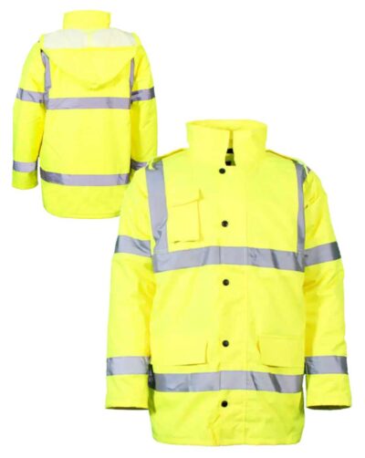 Standard High Visibility Yellow Traffic Jacket