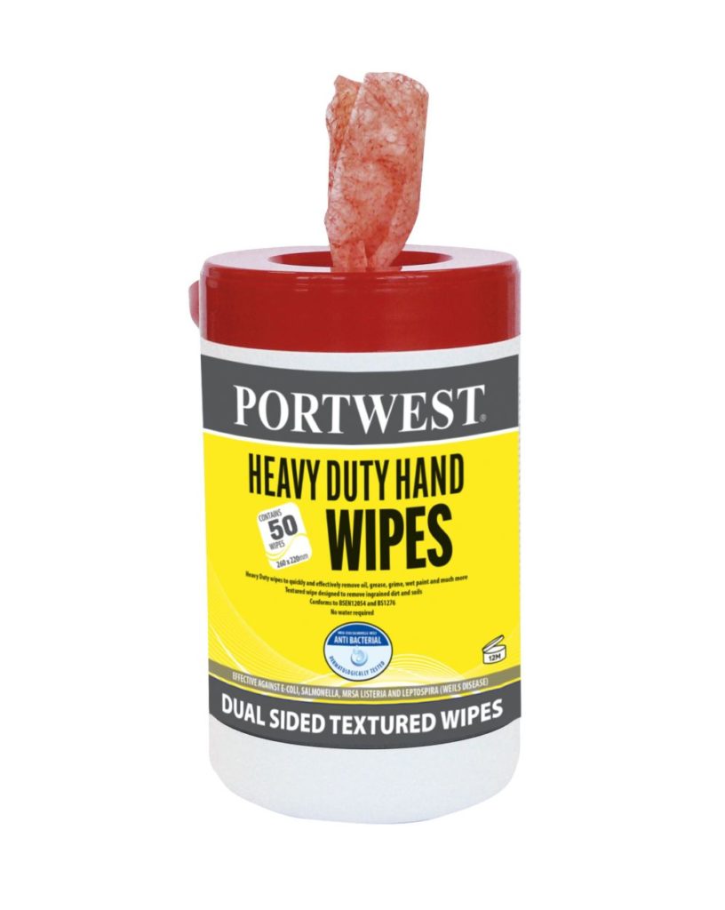 Portwest IW30 Hand Sanitiser Tub 50 Wipes - LA Safety Supplies