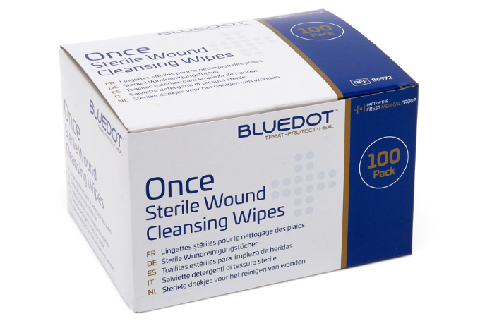 Medical Sterile Saline Wipes Box Of 100