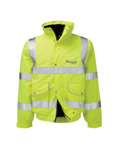 Edgefold Homes Hi Vis Yellow Bomber Jacket